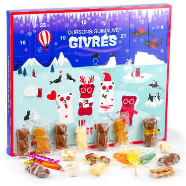 Calendrier de l'avent oursons guimauve et gourmandises Calendrier de l'avent oursons guimauve et gourmandises