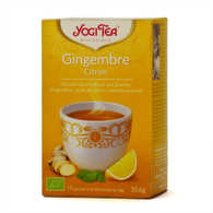 Coffret cadeau Yogi Tea - 2 tisanes au citron et au gingembre avec