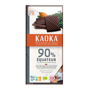 Organic Black Chocolate Bar from Ecuador 90% Organic Black Chocolate Bar from Ecuador 90%