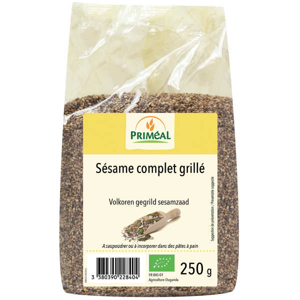 Sésame complet grillé bio - Sachet 250g
