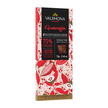Bar of Dark Chocolate Guanaja 70% - Valrhona Bar of Dark Chocolate Guanaja 70% - Valrhona