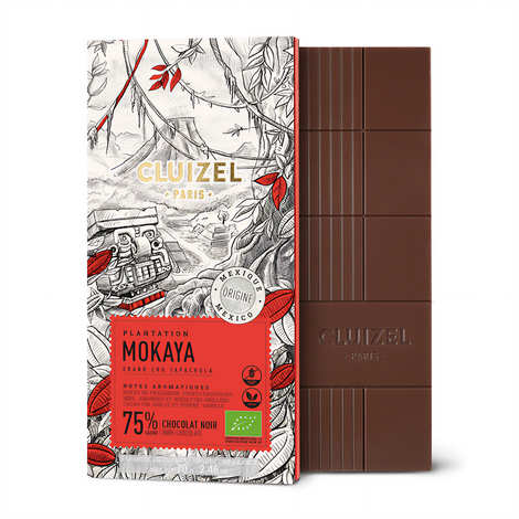 Cluizel - Tablette chocolat de plantation - Mokaya Noir 75% bio