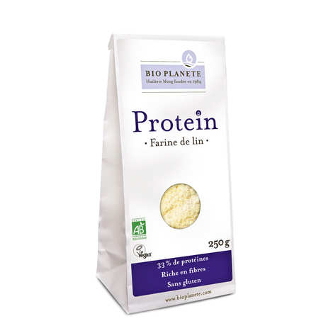 Farine de lin bio sans gluten et vegan - Gamme Protéin - BioPlanète