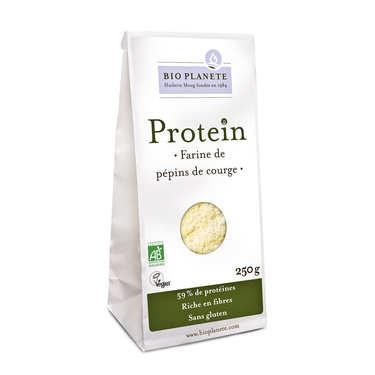 Farine de pépins de courge bio sans gluten - Gamme Protéin Farine de pépins de courge bio sans gluten - Gamme Protéin