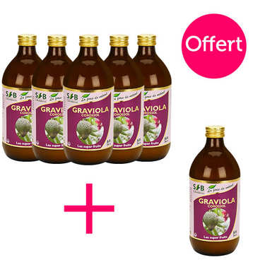 Pur jus de graviola (corossol) - 5 + 1 offert Pur jus de graviola (corossol) - 5 + 1 offert
