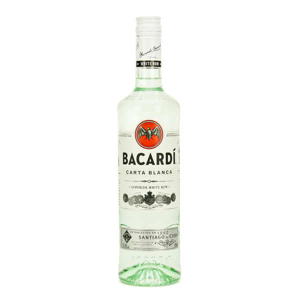 Rum miniature Bacardi Carta Blanca, 5cl mignonette