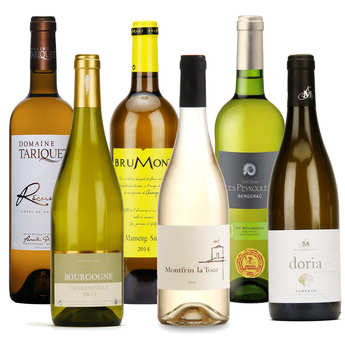 Dry white wines collection