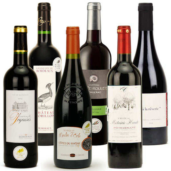 Medal winners red wines collection