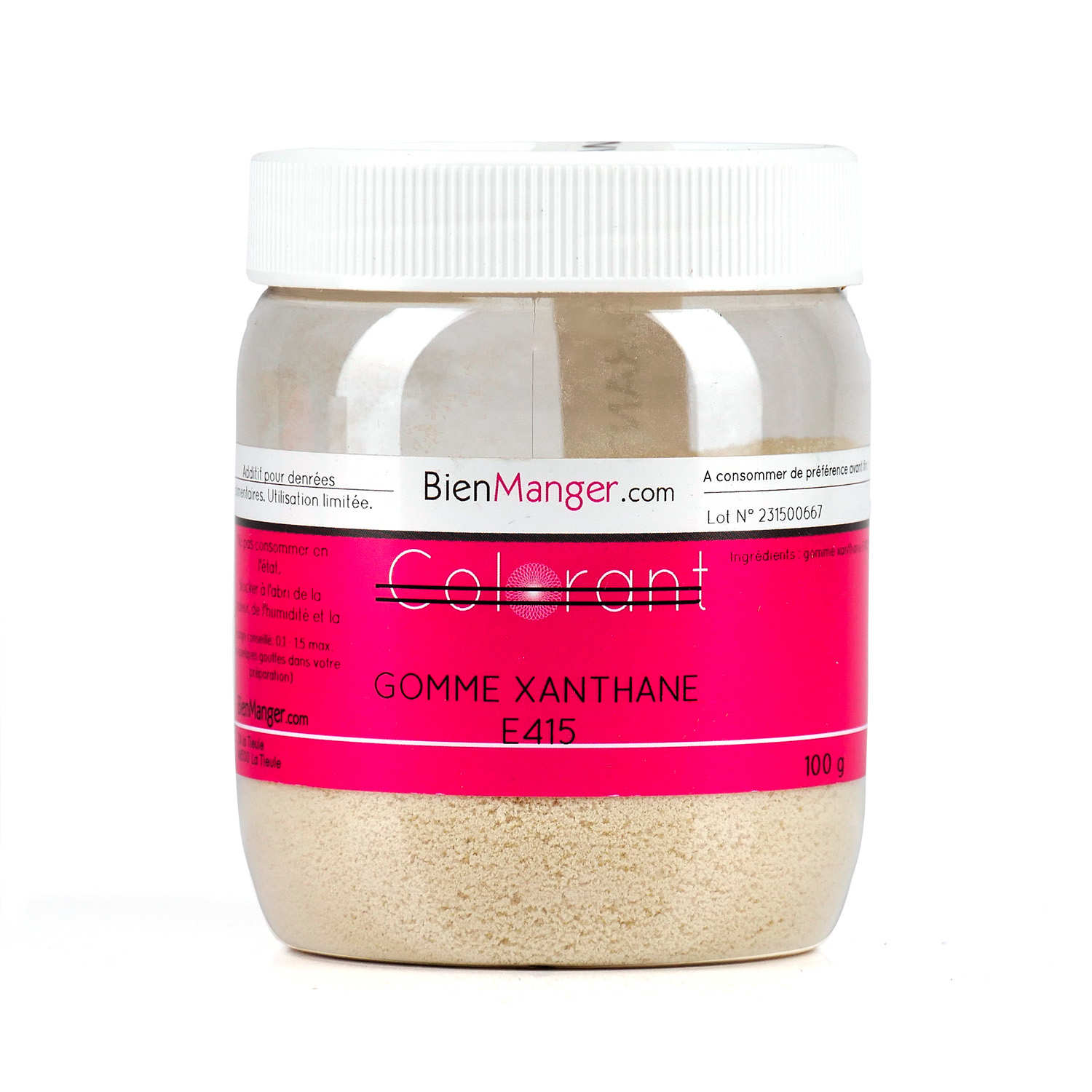 Gomme Xanthane en poudre - E415 - BienManger Arômes & Colorants
