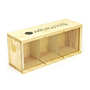 Wooden box for 3 preserve (or honey) jars
