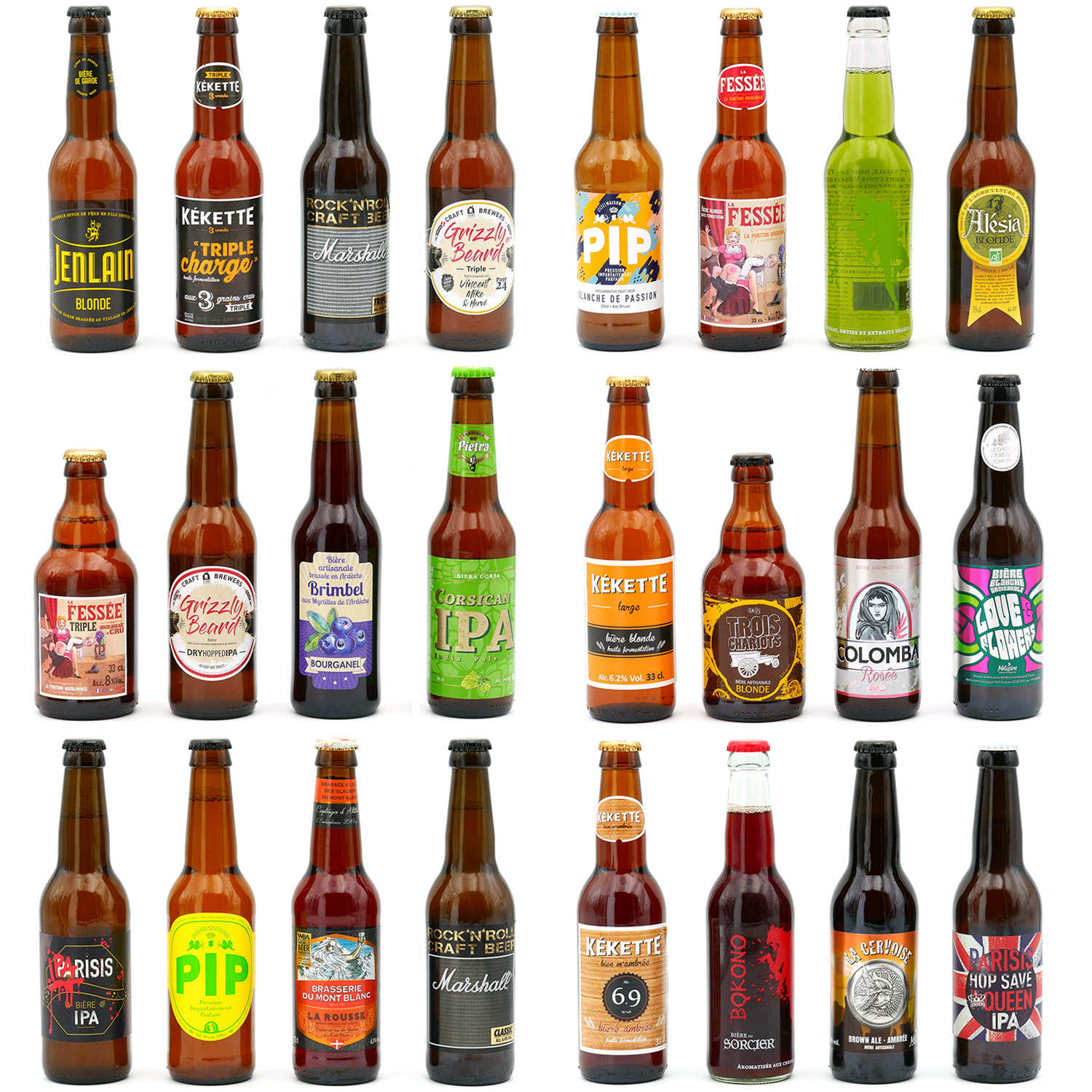 Caisse découverte de 24 bières du monde - BienManger Paniers Garnis