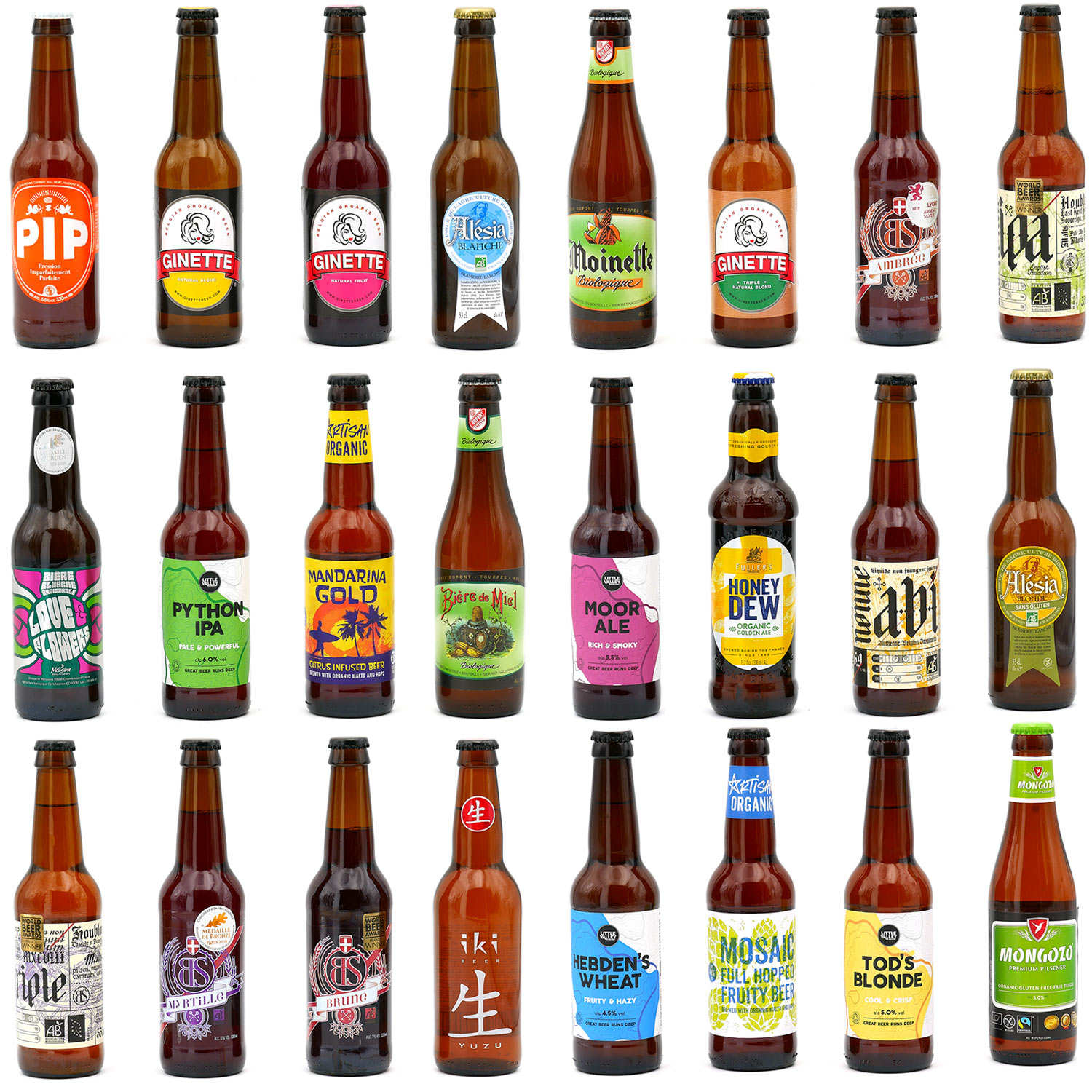 Calendrier de l'avent 24 bières bio - BienManger Paniers Garnis