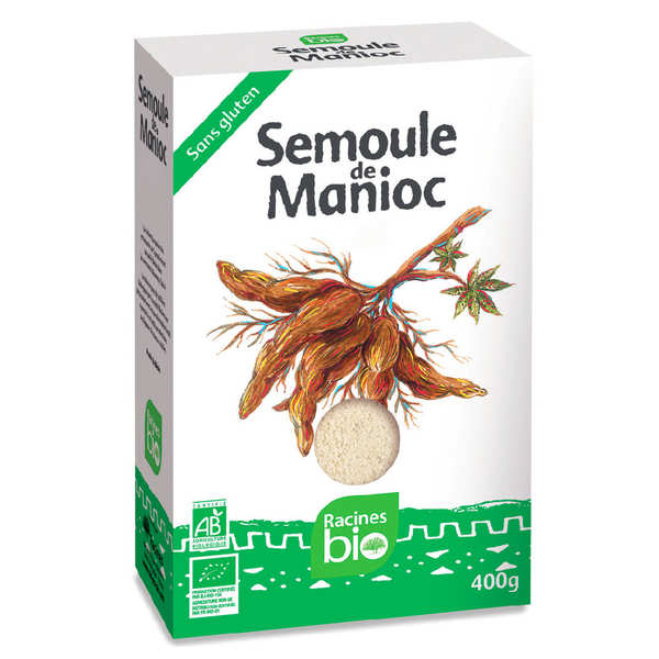 Semoule de manioc bio et sans gluten - Paquet 400g