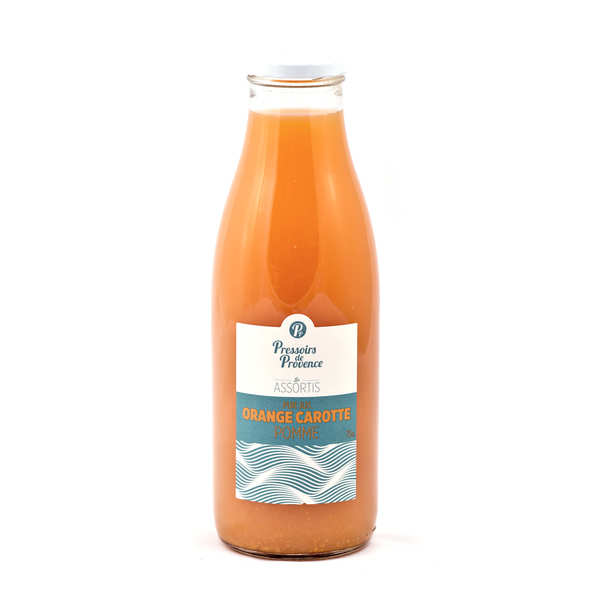 Pur jus orange carotte pomme - bouteille 25cl
