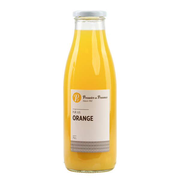 Pur jus orange - pressoir de provence - bouteille 25cl