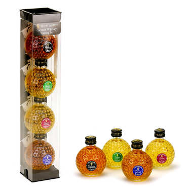 Collection de 4 Whisky Old St Andrews - balles de golf 40% Collection de 4 Whisky Old St Andrews - balles de golf 40%