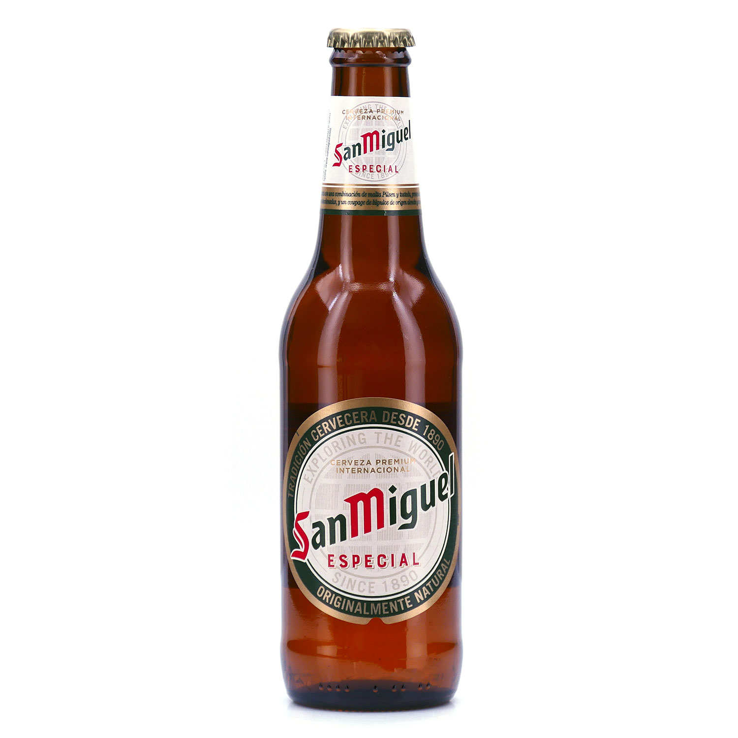 San Miguel Especial Spanish beer 5.4 San Miguel