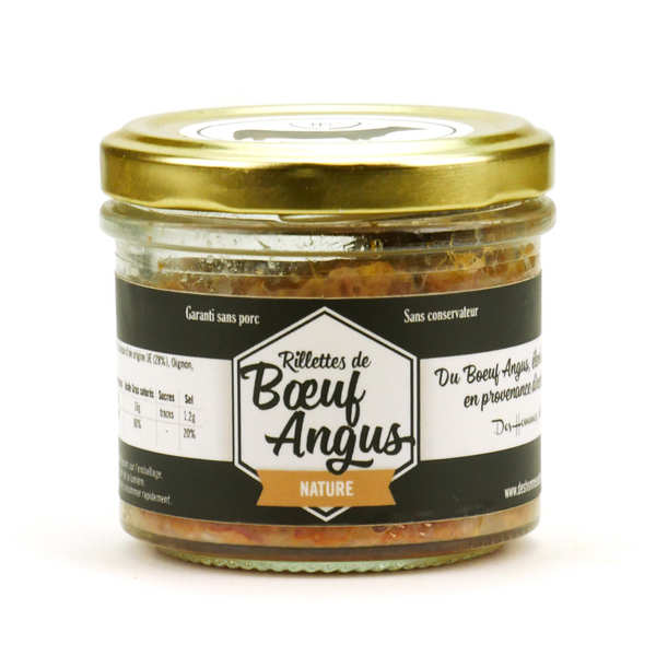 Rillettes de boeuf Angus - Des hommes et des Boeufs