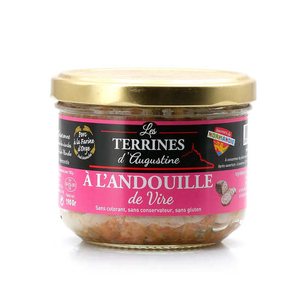 Terrine à l'andouille de vire - bocal 190g