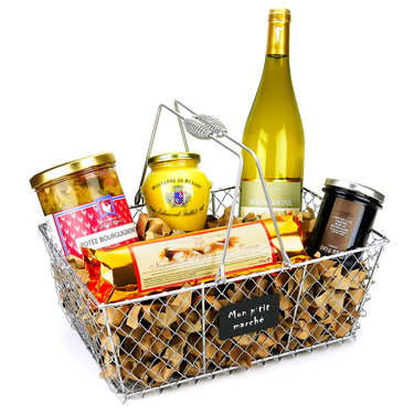 Gourmet basket from Burgundy Gourmet basket from Burgundy