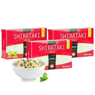 12 sachets de Shirataki de Konjac (vermicelles) 12 sachets de Shirataki de Konjac (vermicelles)