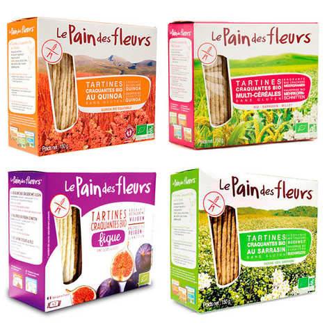 Organic toasts Le Pain des Fleurs discovery offer