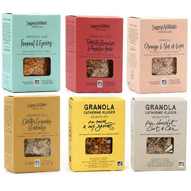 Lot découverte granolas Catherine Kluger Lot découverte granolas Catherine Kluger