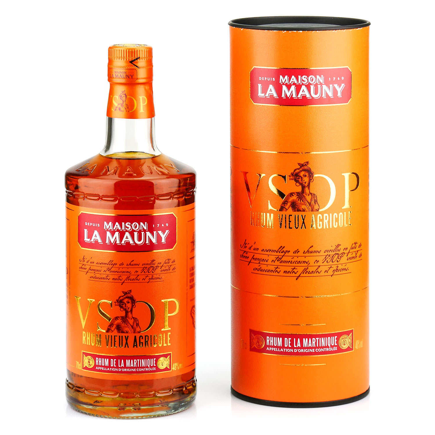 La Mauny VSOP Old rum 40 La Mauny
