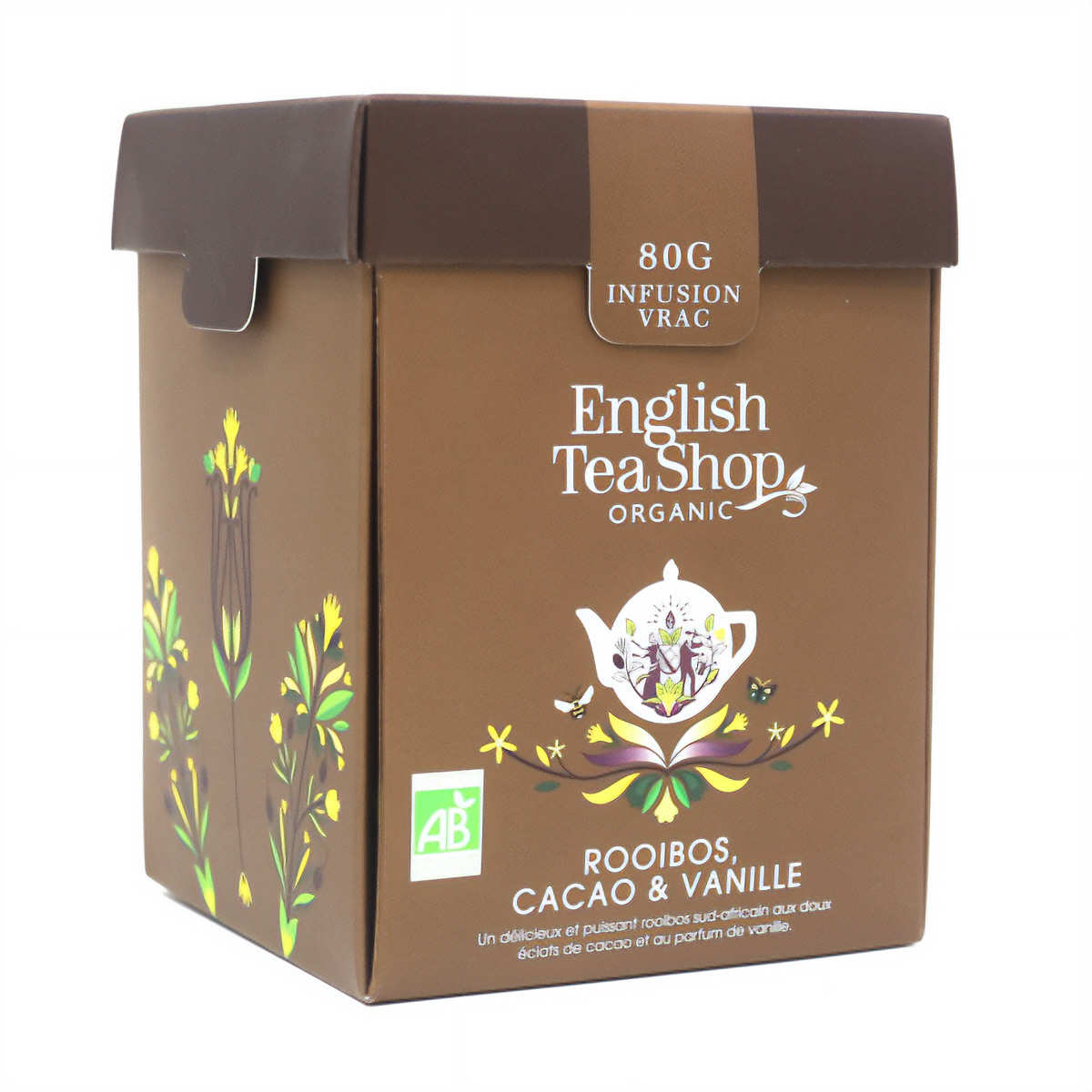 Organic Rooibos Tea with Chocolate and Vanilla - box - English Tea