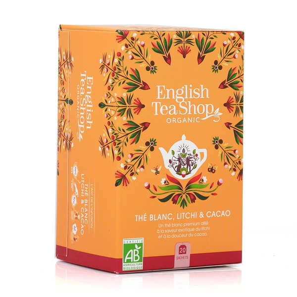 Organic White Tea With Cocoa And Lychee English Tea Shop