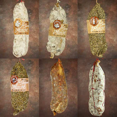Lot découverte de 6 saucissons Lot découverte de 6 saucissons