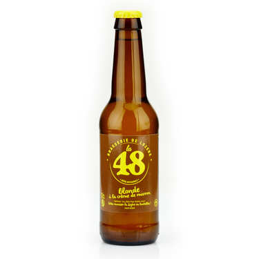 Bière La48 de Lozère - Blonde à la crème de marron 5% Bière La48 de Lozère - Blonde à la crème de marron 5%