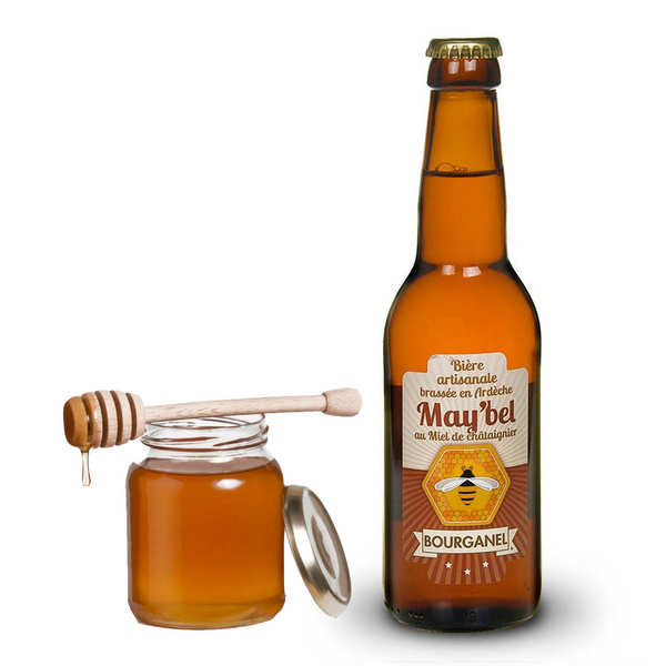 May'Bel Chestnut Honey Beer from Ardeche 5 Brasserie Bourganel
