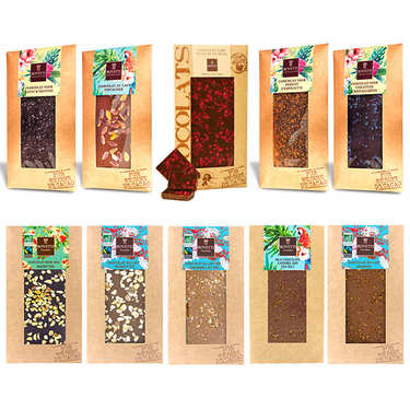 Assortiment premium tablettes de chocolat Bovetti Assortiment premium tablettes de chocolat Bovetti