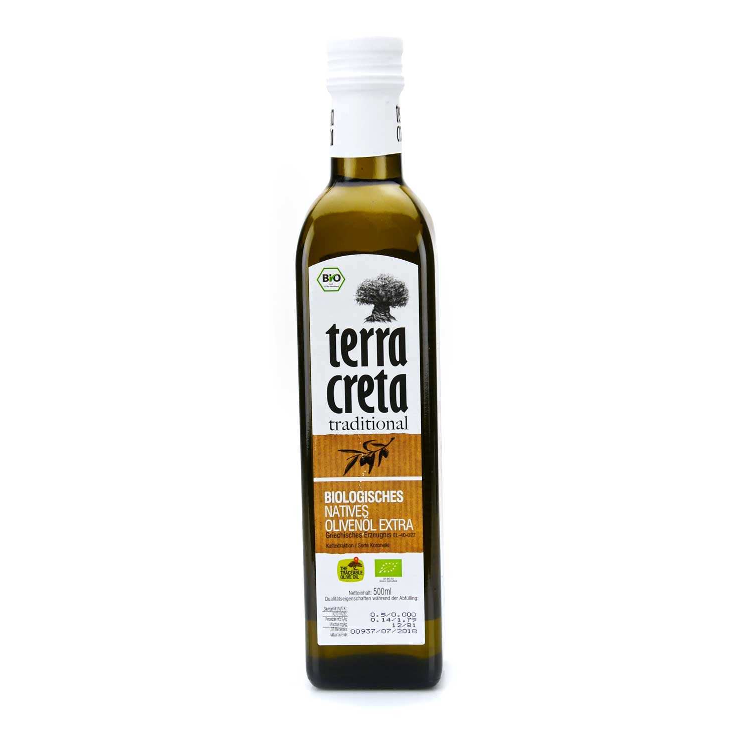 Extra Virgin Olive Oil From Crete 50cl Terra Creta 