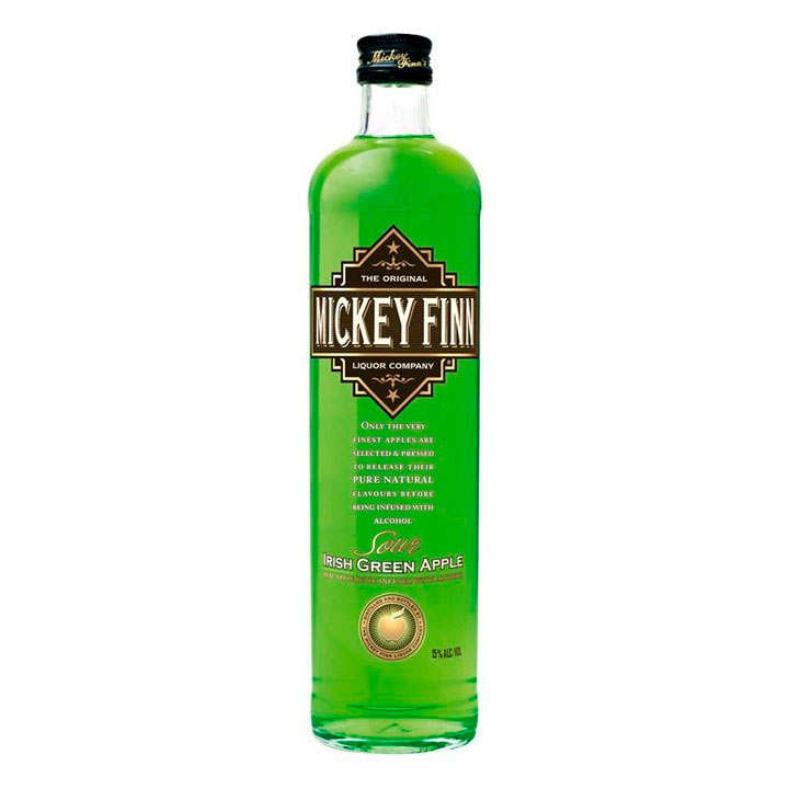 Mickey Finn's Irish Green Apple Liqueur à la pomme verte Mickey Finn