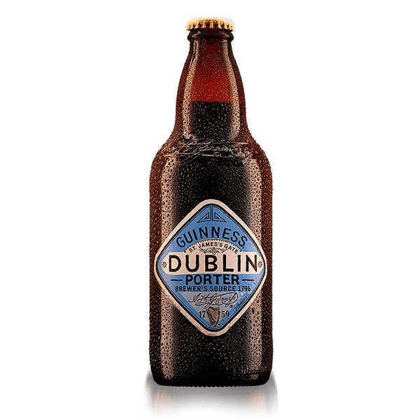 Guinness Dublin Porter bière irlandaise 3.8 Brasserie Guinness