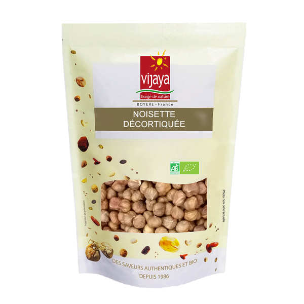 Noisettes décortiquées d'Italie bio - Sac de 1kg