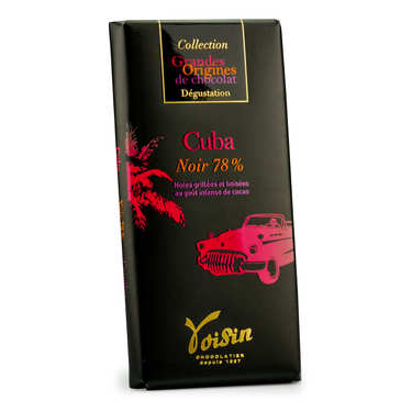 Tablette chocolat noir Cuba 78% - Voisin Tablette chocolat noir Cuba 78% - Voisin