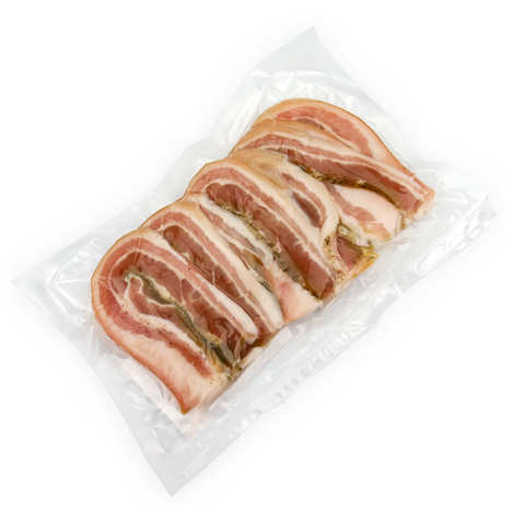 La ferme des cochons gourmands - Poitrine roulée tranchée de porc fermier du Cantal