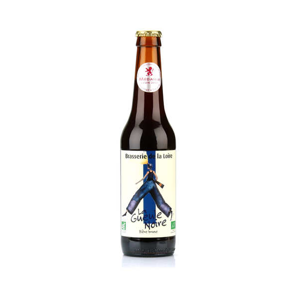 La gueule noire - bière brune bio 6% - bouteille 33cl