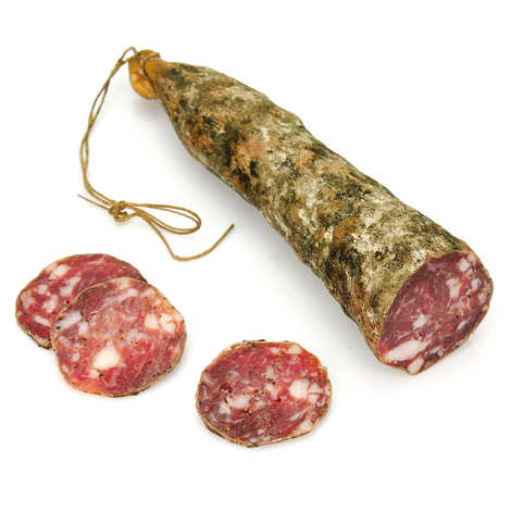 Saucisson artisanal de porc du pays basque - Pâtés et salaisons