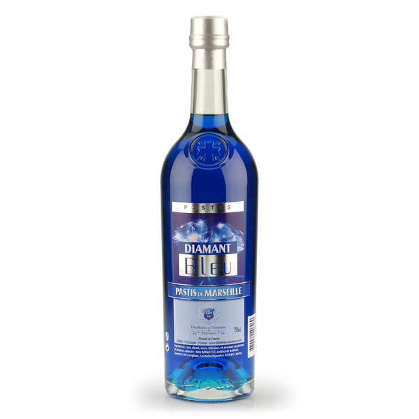 Pastis de Marseille Diamant Bleu 45% - Bouteille 70cl