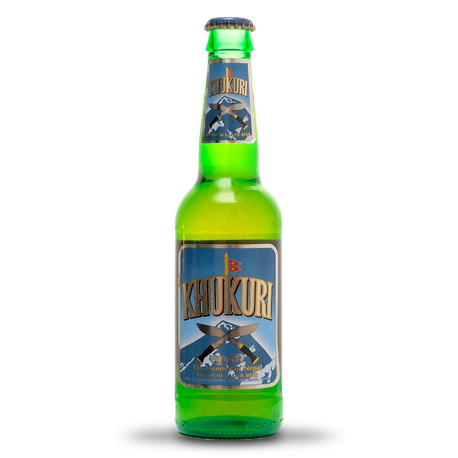 Khukuri Lager Beer from Nepal 4.7 Khukuri