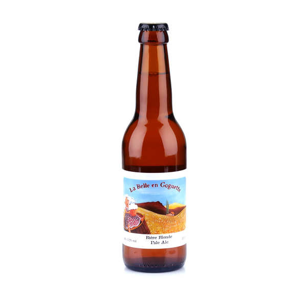 La belle en goguette - bière blonde du languedoc bio 5.2% - bouteille 33cl