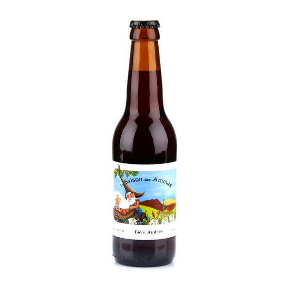 La saison des amours - bière ambrée du languedoc bio 5.6% - bouteille 33cl