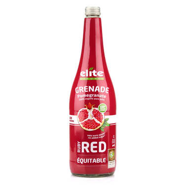 Organic and Fair Trade 100% Pure Pomegranate Ruby Red Juice Organic and Fair Trade 100% Pure Pomegranate Ruby Red Juice