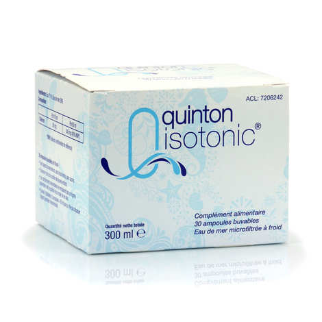 Quinton Isotonic complément alimentaire naturel 30 ampoules buvables