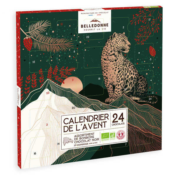 Organic Dark Chocolate Advent Calendar Belledonne Chocolatier Organic Dark Chocolate Advent Calendar Belledonne Chocolatier