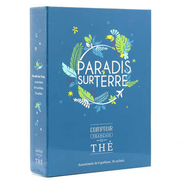 Coffret dégustation thé "Paradis sur terre" Coffret dégustation thé "Paradis sur terre"